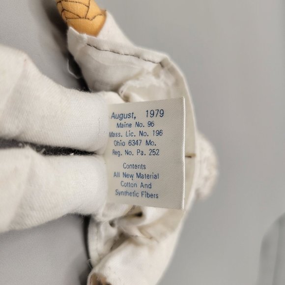 Mark Twain Cloth Doll Toy 1979 Storyteller Author Humorist Hallmark Card Co - Picture 4 of 4